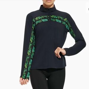 PXG Aloha 1/4 Zip Pullover
Golf Top Black Green Tropical
Floral Size XS